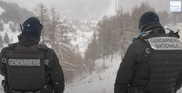 Gendarmes on the lookout